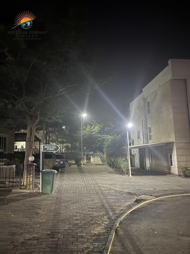 Solar Street Light Installation