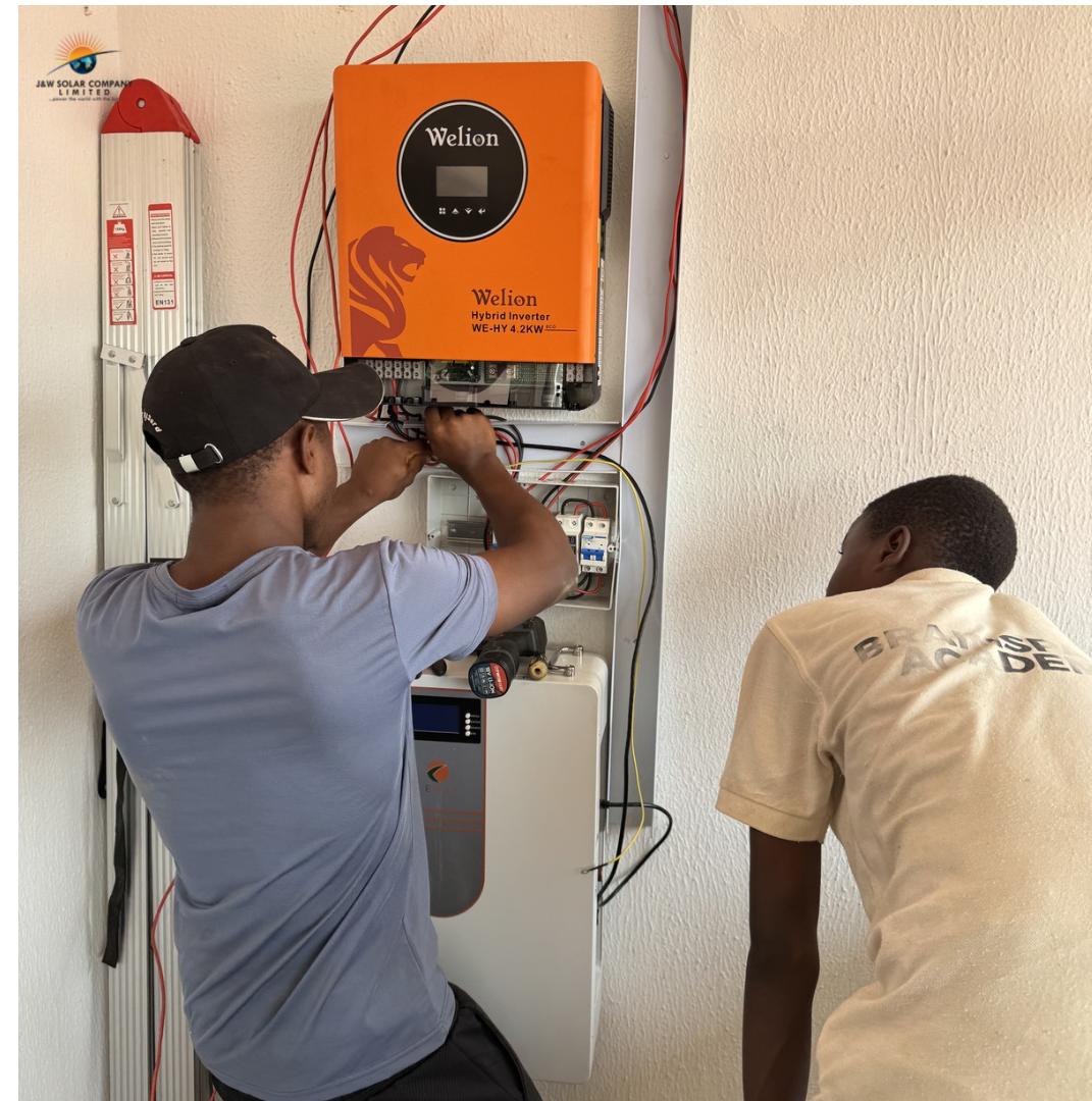 installation of hybrid inverter